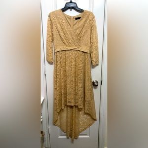 BEAUTIFUL, cream, lace, dress! Only worn once!